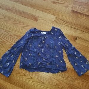 Girls peasant top